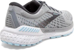 BROOKS Women's Adrenaline GTS 21 (061 - Oyster/Alloy/Light Blue) -Brooks Shoes Shop 120329 061 H Adrenaline GTS 21