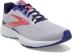 BROOKS Women's Launch 8 (520 - Lavender/Astral/Coral) -Brooks Shoes Shop 120345 520 A Launch 8