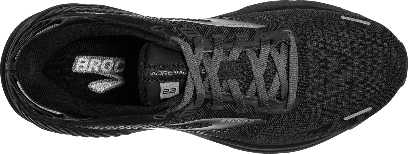 BROOKS Women's Adrenaline GTS 22 (020 - Black/Black/Ebony) 7 BROOKS Women's Adrenaline GTS 22 (020 - Black/Black/Ebony) - Image 5