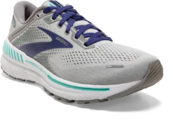 BROOKS Women's Adrenaline GTS 22 (045 - Alloy/Blue/Green) -Brooks Shoes Shop 120353 045 A Adrenaline GTS 22