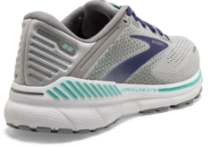 BROOKS Women's Adrenaline GTS 22 (045 - Alloy/Blue/Green) -Brooks Shoes Shop 120353 045 H Adrenaline GTS 22