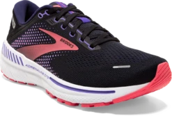 BROOKS Women's Adrenaline GTS 22 (080 - Black/Purple/Coral) -Brooks Shoes Shop 120353 080 A Adrenaline GTS 22