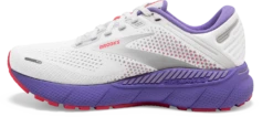 BROOKS Women's Adrenaline GTS 22 (105 - White/Coral/Purple) -Brooks Shoes Shop 120353 105 M Adrenaline GTS 22