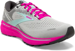 BROOKS Women's Ghost 14 (024 - Oyster/Yucca/Pink) -Brooks Shoes Shop 120356 024 A Ghost 14