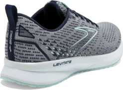 BROOKS Women's Levitate 5 (069 - Grey/Peacoat/Blue Light) -Brooks Shoes Shop 120357 069 H Levitate 5