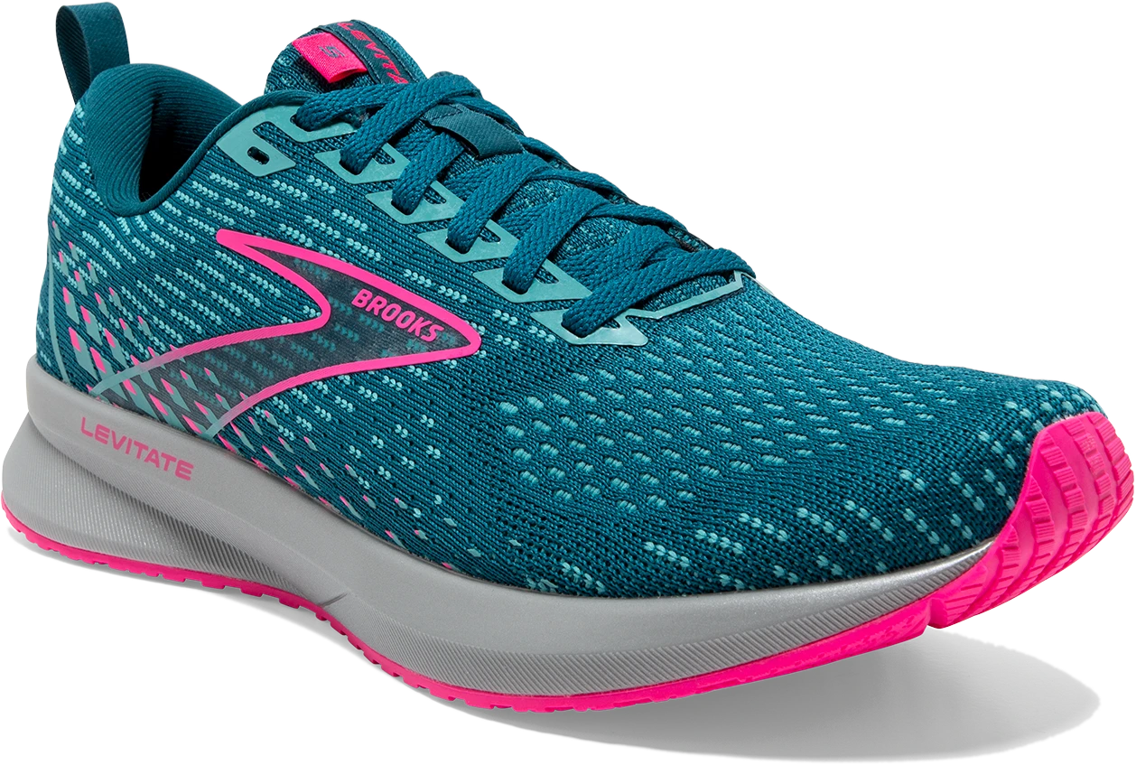 BROOKS Women's Levitate 5 (423 - Blue/Porcelain/Pink) 5 BROOKS Women's Levitate 5 (423 - Blue/Porcelain/Pink) - Image 3