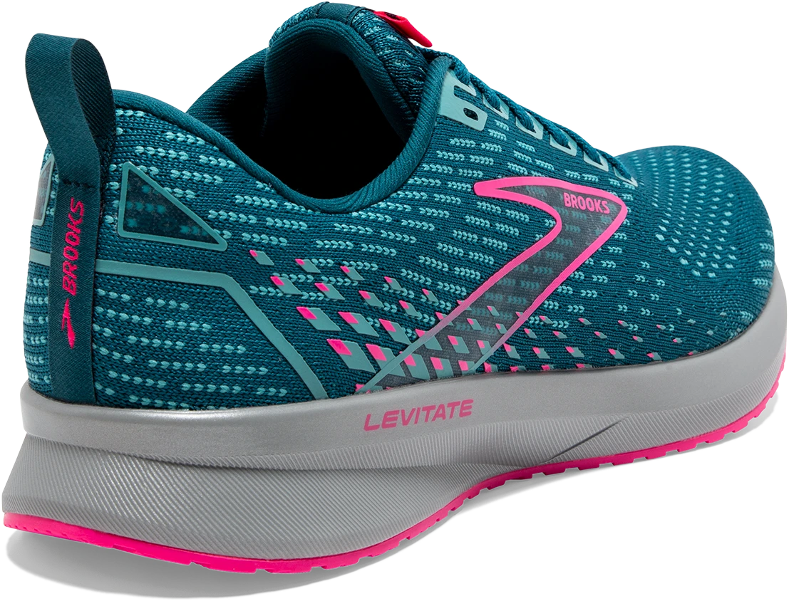 BROOKS Women's Levitate 5 (423 - Blue/Porcelain/Pink) 6 BROOKS Women's Levitate 5 (423 - Blue/Porcelain/Pink) - Image 4