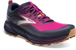BROOKS Women's Cascadia 16 (425 - Peacoat/Pink/Biscuit) -Brooks Shoes Shop 120363 425 A Cascadia 16
