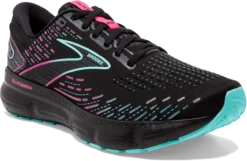 BROOKS Women’s Glycerin 20 (005 - Black/Blue Light/Pink) -Brooks Shoes Shop 120369 005 A Glycerin 20