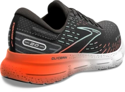 BROOKS Women’s Glycerin 20 (045- Black/Red/Opal) -Brooks Shoes Shop 120369 045 H Glycerin 20
