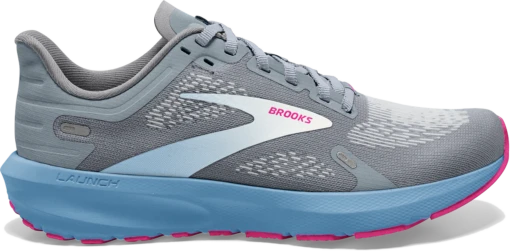 BROOKS Women’s Launch 9 (016 - Grey/Blue/Pink) -Brooks Shoes Shop 120373 016 L Launch 9
