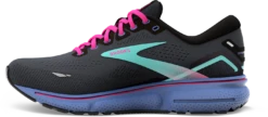 BROOKS Women's Ghost 15 (079 - Black/Blue/Aruba) -Brooks Shoes Shop 120380 079 M Ghost 15