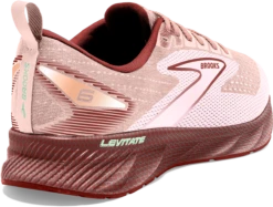 BROOKS Women's Levitate 6 (662 - Peach Whip/Pink) -Brooks Shoes Shop 120383 662 H Levitate 6