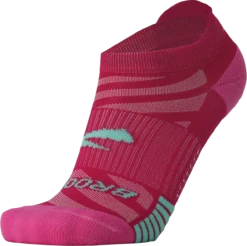 BROOKS Ghost Lite No Show Sock 2-Pack (612 - Pink/Salt & Light Grey/Salt) -Brooks Shoes Shop 280496 612 D4 Ghost Lite No Show 2 Pack