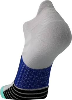 BROOKS Ghost Lite No Show Sock 2-Pack (612 - Pink/Salt & Light Grey/Salt) -Brooks Shoes Shop 280496 612 D5 Ghost Lite No Show 2 Pack