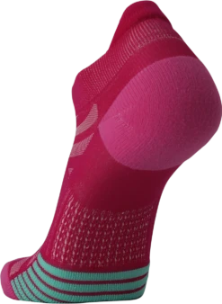 BROOKS Ghost Lite No Show Sock 2-Pack (612 - Pink/Salt & Light Grey/Salt) -Brooks Shoes Shop 280496 612 D6 Ghost Lite No Show 2 Pack