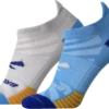BROOKS Ghost Lite No Show Sock 2-Pack (435 - Blue/Peacoat & Light Grey/Blue) -Brooks Shoes Shop 6DD7691C 88F2 4F55 B230 3A4BE81F3884