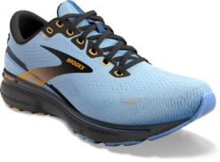 BROOKS Women's Ghost 15 (437 - Light Blue/Black/Yellow) -Brooks Shoes Shop 79EE4DFA 729D 42E1 A2EB 826A78B70A05