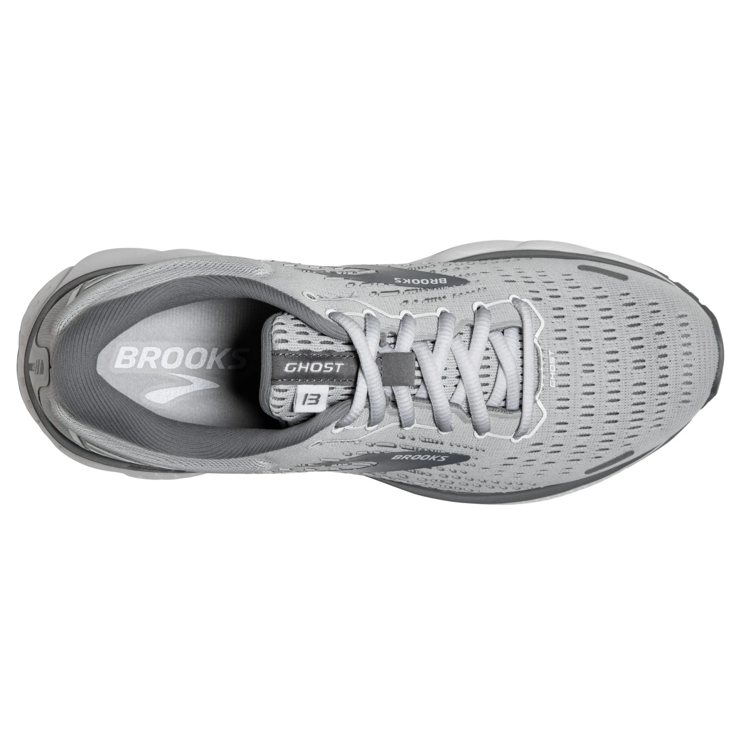 BROOKS Women's Ghost 13 (051 - Alloy/oyster/white) 7 BROOKS Women's Ghost 13 (051 - Alloy/oyster/white) - Image 5