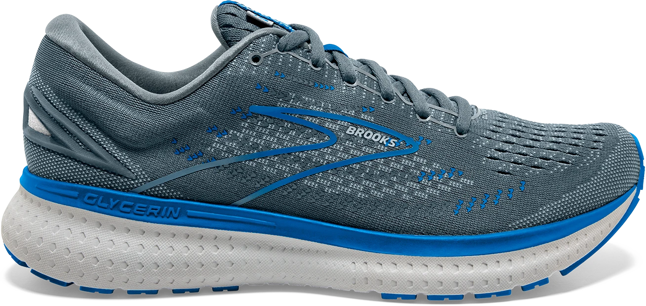BROOKS Men’s Glycerin 19 (095 - Quarry/Grey/Dark Blue) 3 BROOKS Men’s Glycerin 19 (095 - Quarry/Grey/Dark Blue)