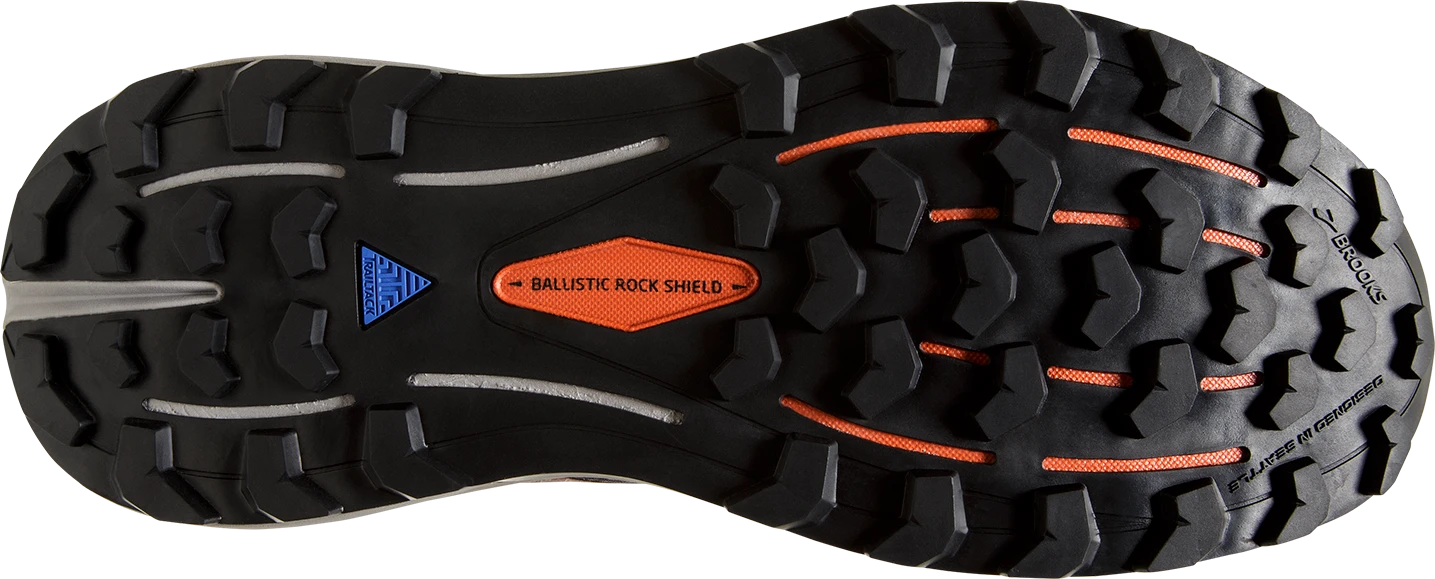 BROOKS Men's Cascadia 16 GTX (060 - Black/Ebony/Cinnabar) 8 BROOKS Men's Cascadia 16 GTX (060 - Black/Ebony/Cinnabar) - Image 6