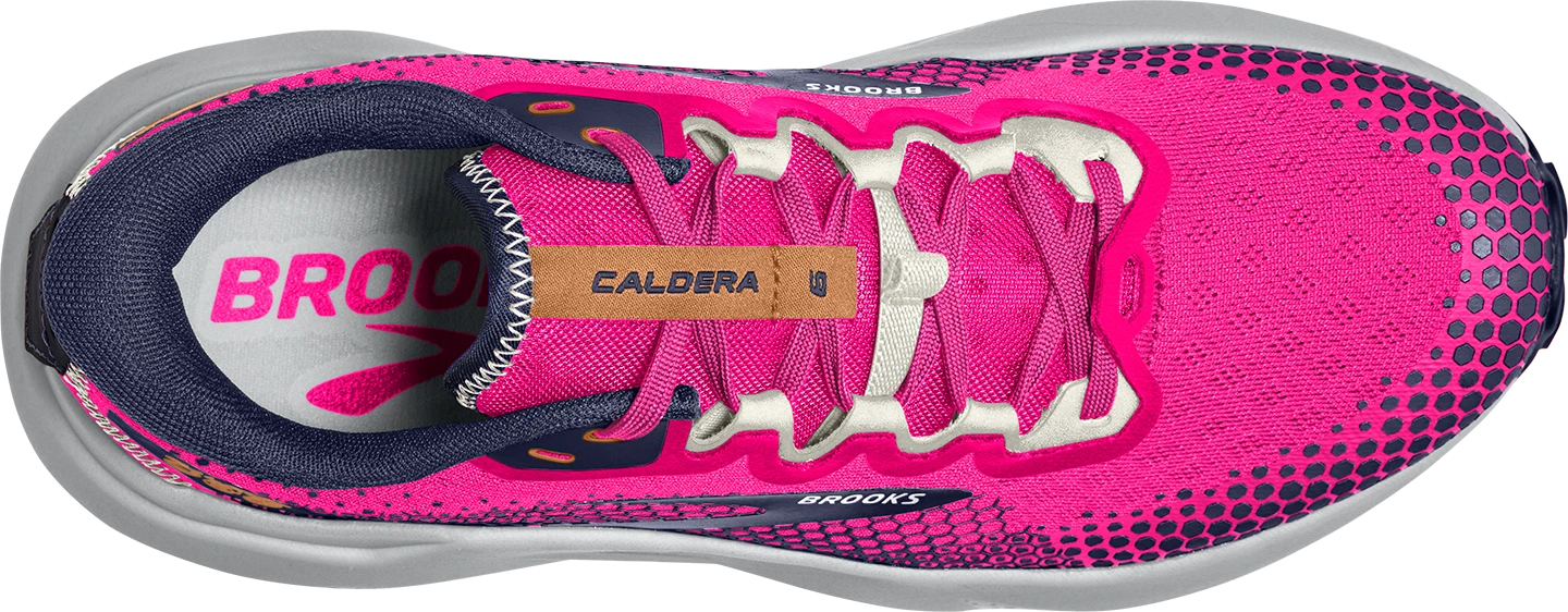 BROOKS Women’s Caldera 6 (645 - Pink Glo/Peacoat/Marshmallow) 7 BROOKS Women’s Caldera 6 (645 - Pink Glo/Peacoat/Marshmallow) - Image 5