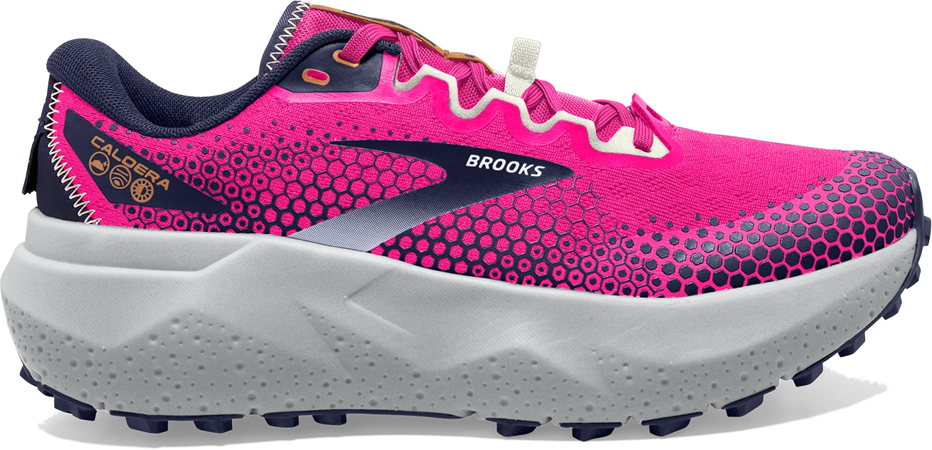 BROOKS Women’s Caldera 6 (645 - Pink Glo/Peacoat/Marshmallow) 3 BROOKS Women’s Caldera 6 (645 - Pink Glo/Peacoat/Marshmallow)