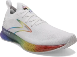 BROOKS Women’s "Love Moves" Levitate Stealthfit 5 (197 - White/Oyster/Multi) -Brooks Shoes Shop AB540DA3 53E2 4A19 9F6F B69AB24091D0