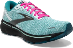 BROOKS Women's Ghost 14 (141 - White/Black/Blue Light) -Brooks Shoes Shop C5242E5D 63B5 40D2 B4EA C058E252B189