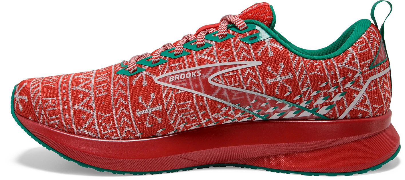BROOKS Women’s Levitate 5 “Run Merry” (634 - Red/White/Green) 4 BROOKS Women’s Levitate 5 “Run Merry” (634 - Red/White/Green) - Image 2