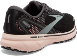 BROOKS Women's Ghost 14 (026 - Black/Pearl/Peach) -Brooks Shoes Shop E3441507 42FC 4E30 8295 3DB896325945