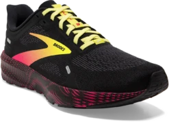 BROOKS Men’s Launch 9 (016 - Black/Pink/Yellow) -Brooks Shoes Shop F94D82BD BC67 4B48 870C 6FF548C41BFB