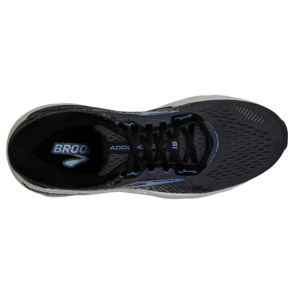 BROOKS Addiction GTS 15 Wide 2E Mens Running Shoes India Ink/Black/Blue 4 BROOKS Addiction GTS 15 Wide 2E Mens Running Shoes India Ink/Black/Blue - Image 2
