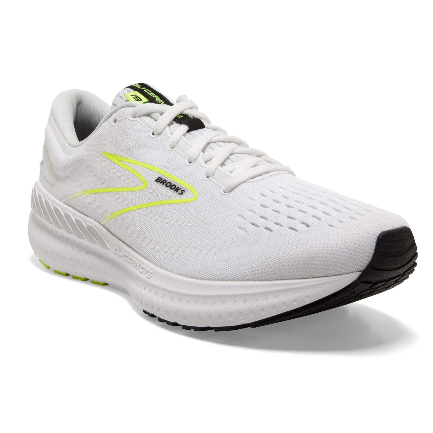 BROOKS Men's Glycerin GTS 19 (170 - White/Nightlife/Black) 4 BROOKS Men's Glycerin GTS 19 (170 - White/Nightlife/Black) - Image 2