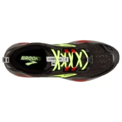 BROOKS Cascadia 15 Mens Trail Running Shoes Black/Raven/Cherry Tomato -Brooks Shoes Shop cascadia 15 mens trail running shoes black raven cherry tomato p5939 23413 image