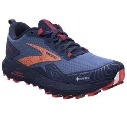 BROOKS Cascadia 17 GTX Womens Waterproof Trail Running Shoes Navy/Bittersweet/Peacoat
