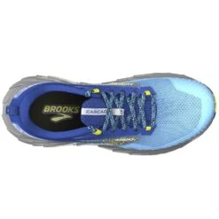 BROOKS Cascadia 17 Mens Trail Running Shoes Blue/Surf The Web/Sulphur -Brooks Shoes Shop cascadia 17 mens trail running shoes blue surf the web sulphur p8258 32815 image
