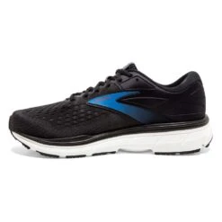BROOKS Dyad 11 Wide 2E Mens Running Shoes Black/Ebony/Blue -Brooks Shoes Shop dyad 11 wide 2e mens running shoes black ebony blue p5665 21915 image