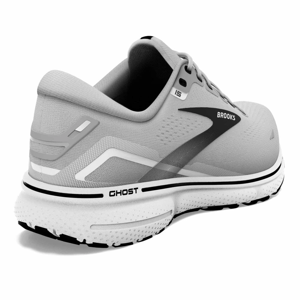 BROOKS Ghost 15 Extra Wide 4E Mens Running Shoes Alloy/Oyster/Black 4 BROOKS Ghost 15 Extra Wide 4E Mens Running Shoes Alloy/Oyster/Black - Image 2