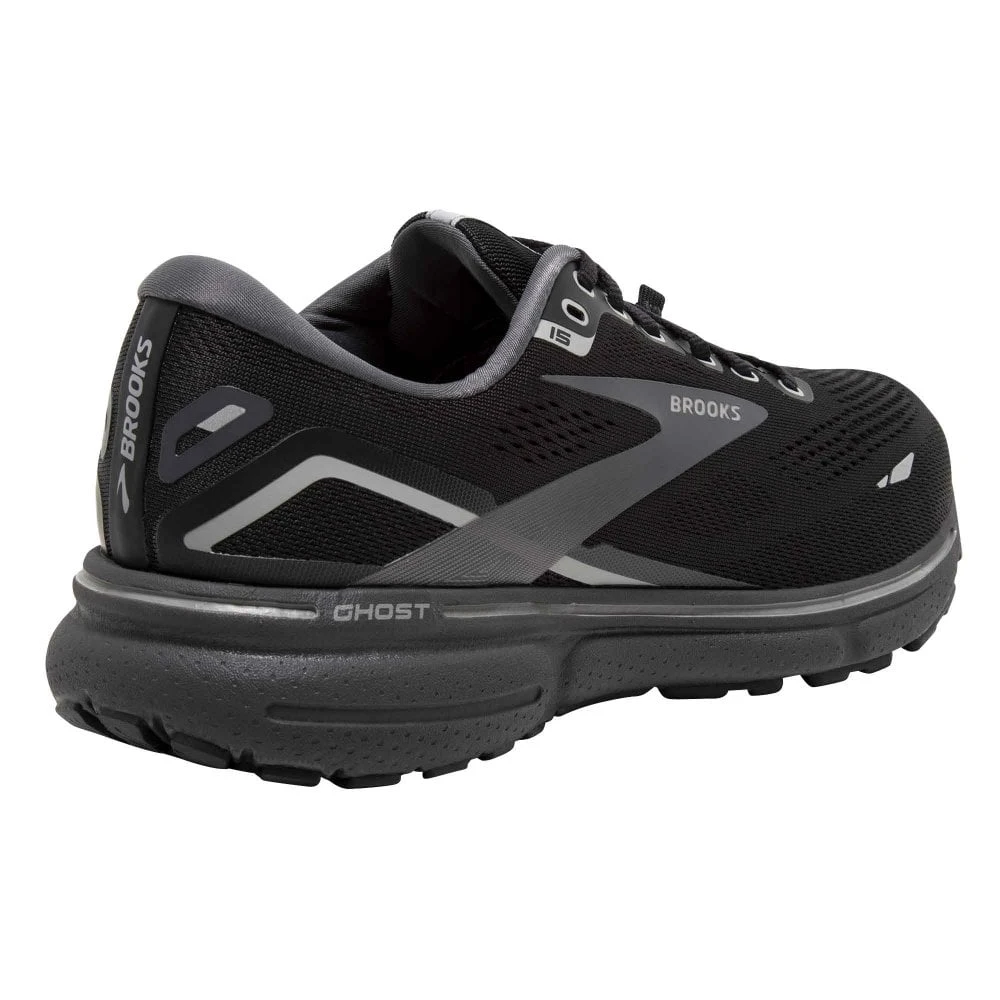 BROOKS Ghost 15 GTX Mens Waterproof Running Shoes Black/Blackened Pearl/Alloy 4 BROOKS Ghost 15 GTX Mens Waterproof Running Shoes Black/Blackened Pearl/Alloy - Image 2