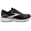 BROOKS Ghost 15 Wide D Womens Running Shoes Black/Blackened Pearl/White