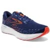 BROOKS Glycerin 20 Wide 2E Mens Running Shoes Blue Depths/Palace Blue/Orange -Brooks Shoes Shop glycerin 20 wide 2e mens road running shoes blue depths palace blue orange p7396 32313 image