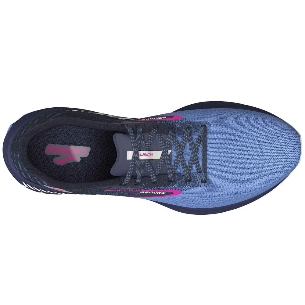 BROOKS Launch GTS 10 Womens Running Shoes Peacoat/Marina Blue/Pink Glo 5 BROOKS Launch GTS 10 Womens Running Shoes Peacoat/Marina Blue/Pink Glo - Image 3