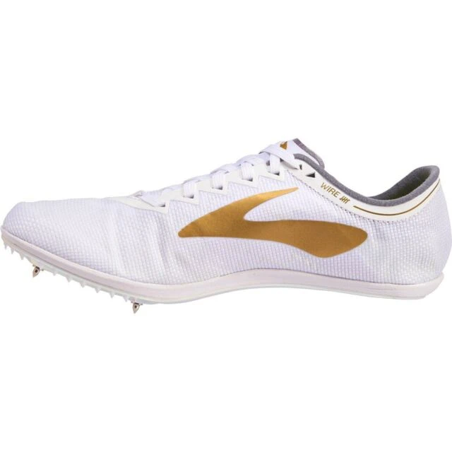 BROOKS Men’s Wire V5 (102 - White/Gold) 4 BROOKS Men’s Wire V5 (102 - White/Gold) - Image 2